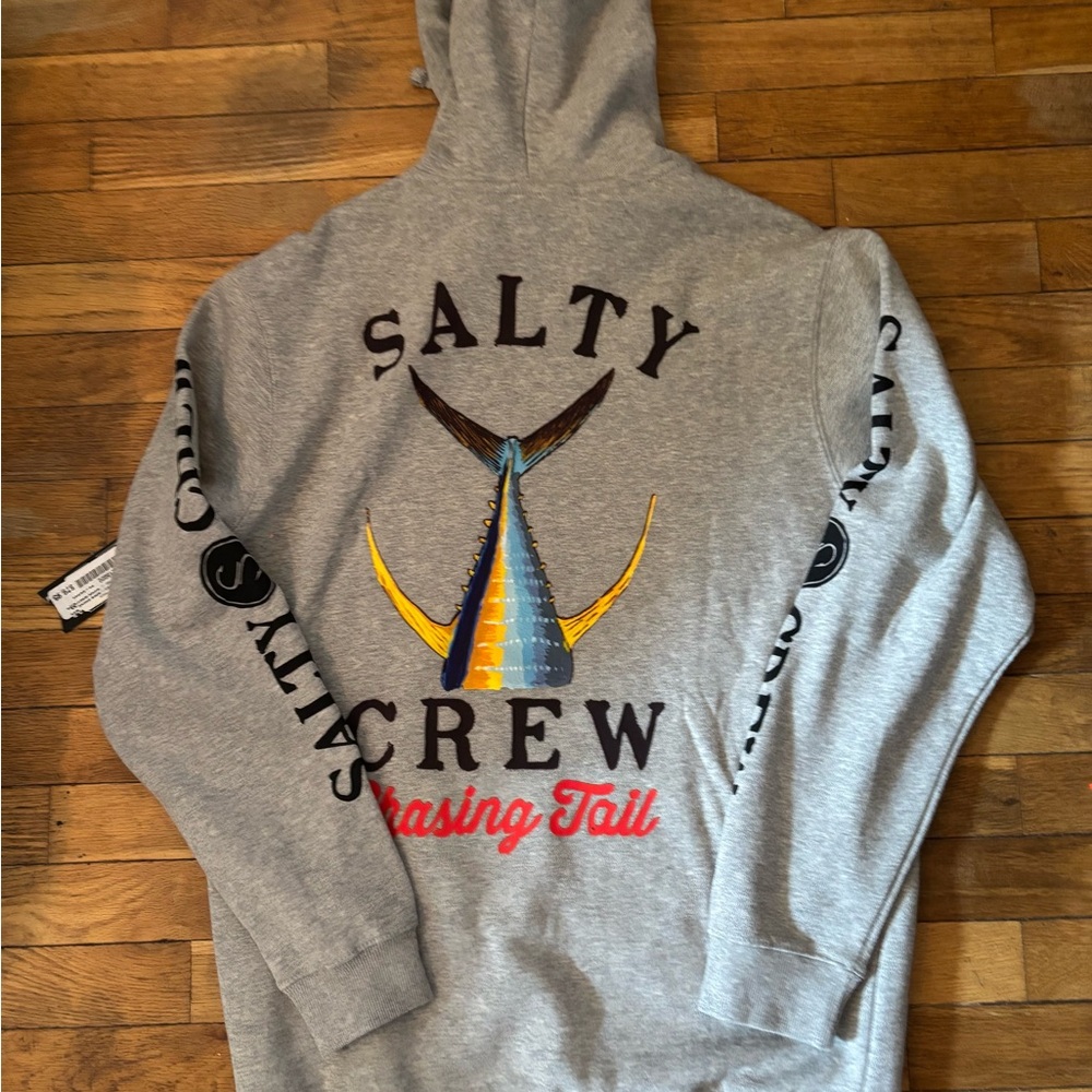 BNWT Salty Crew Gray Sweatshirt Hoodie Casual Comfort